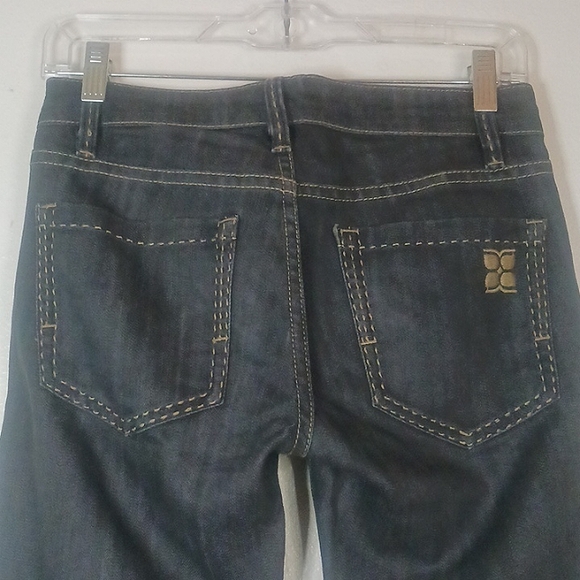 BCBG Maxazria Agnes Bootcut Denim in Lava charcoal gray size 26 - Picture 3 of 12